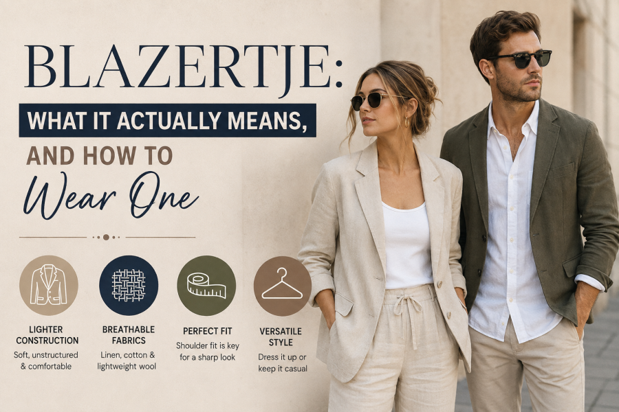 Blazertje meaning and styling guide with relaxed blazer outfits