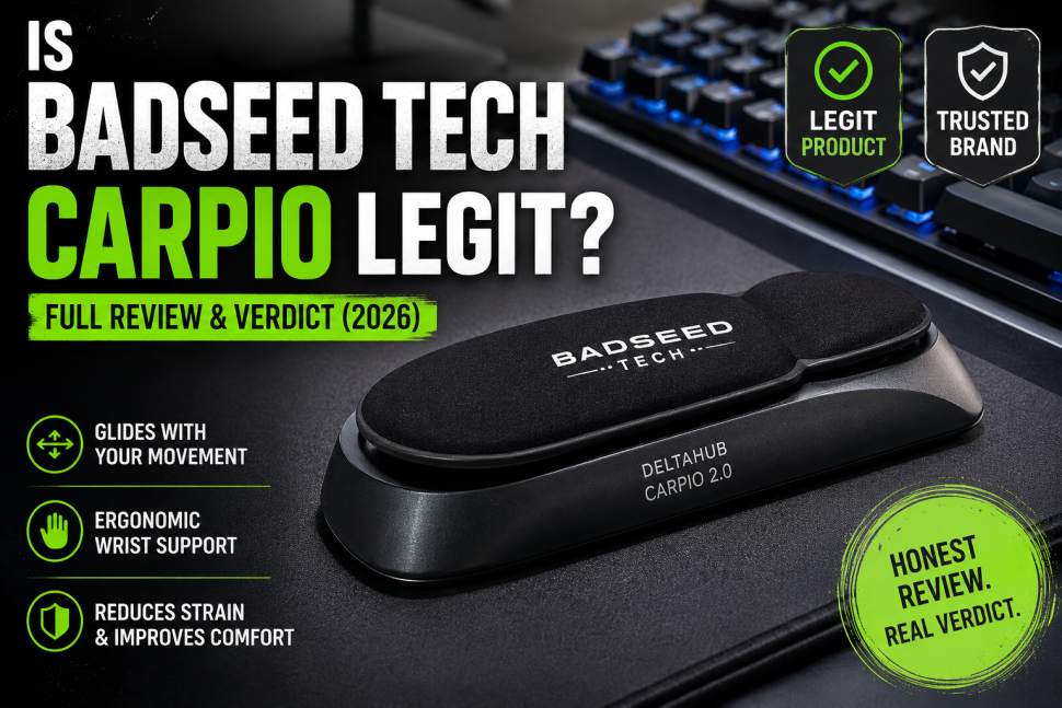 Badseed Tech Carpio ergonomic wrist rest full review 2026