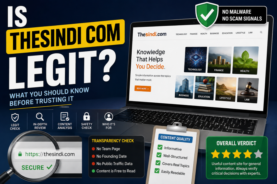 Thesindi com legitimacy and trust analysis