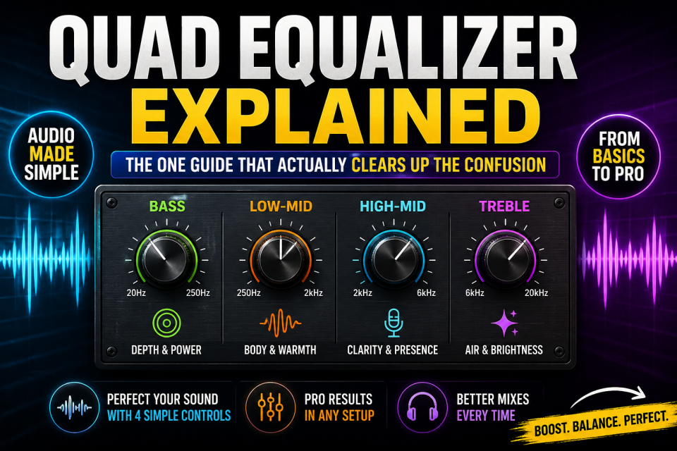 Quad Equalizer Explained with Four-Band Audio Controls