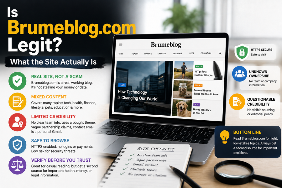 Is Brumeblog.com legit? Review of site safety, credibility, ownership, and content quality.