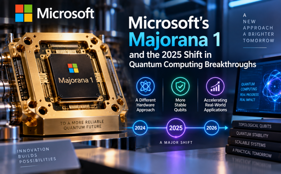 Microsoft Majorana 1 quantum processor and 2025 quantum computing breakthrough